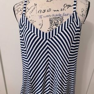 INC International Concept striped maxi dress